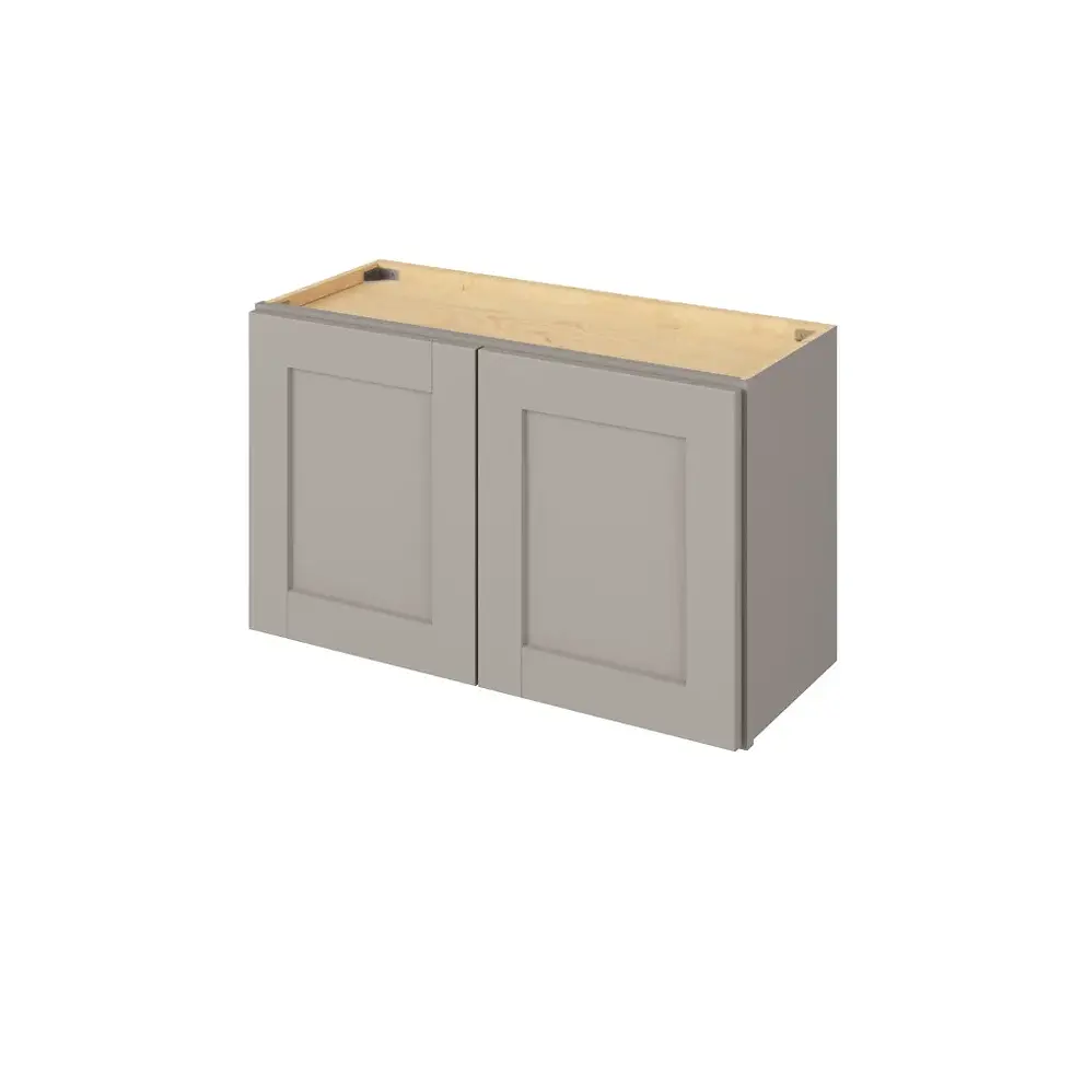 30-in W x 18-in H x 12-in D Wall Cabinet - Monterey - Pebble Grey - Assembled