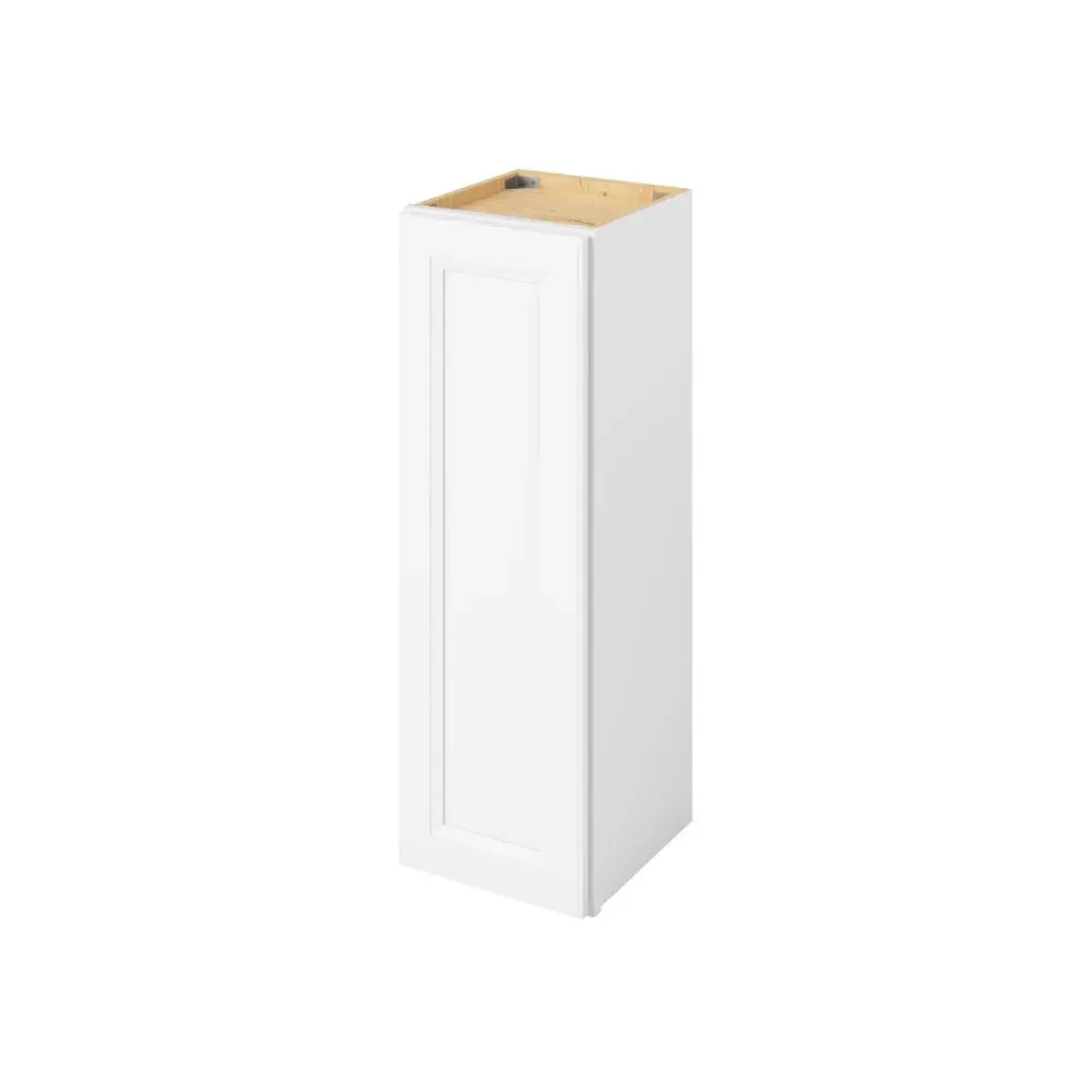 12-in W x 36-in H x 12-in D Wall Cabinet - St. Croix - Polar White - Assembled - Left