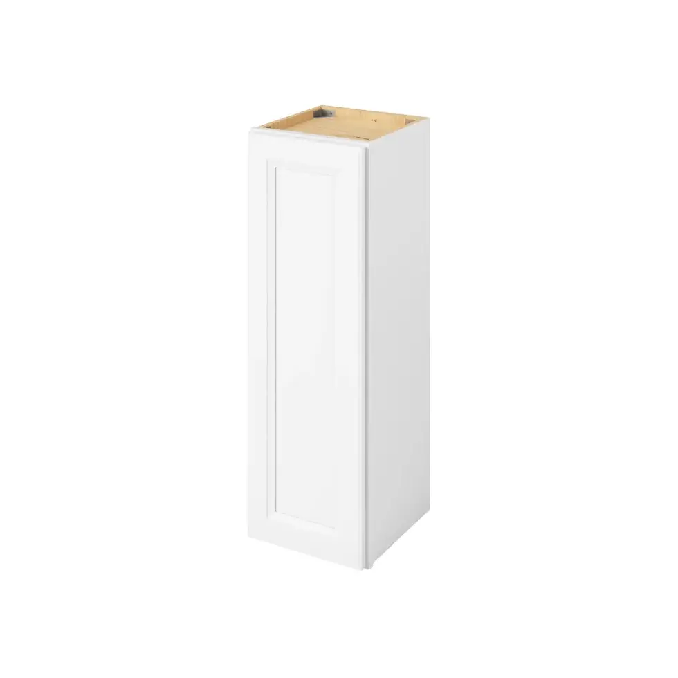 12-in W x 36-in H x 12-in D Wall Cabinet - St. Croix - Polar White - Assembled - Left