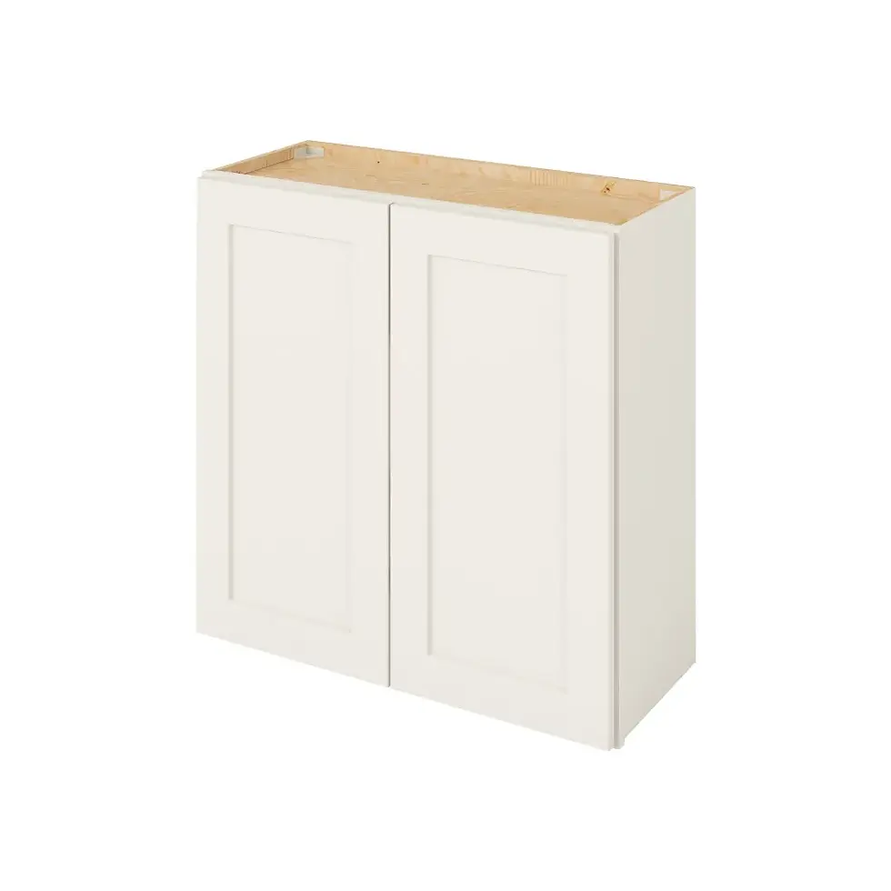 Thumbnail: 30-in W x 30-in H x 12-in D Wall Cabinet - Monterey - Shell White - Assembled / Quick Build shared image