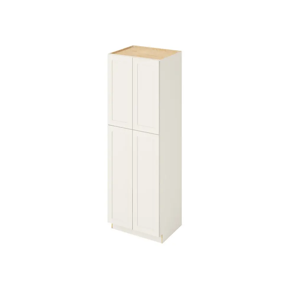 Thumbnail: 30-in W x 90-in H x 24-in D Pantry Cabinet - Monterey - Shell White - Assembled / Quick Build shared image