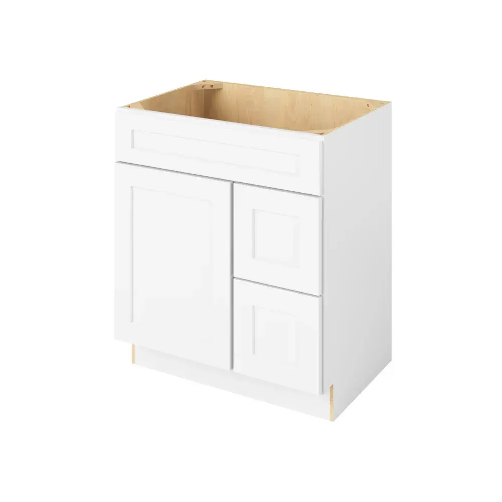 30-in W x 35-in H x 21-in D Vsdb_R Cabinet - Monterey - Polar White - Assembled
