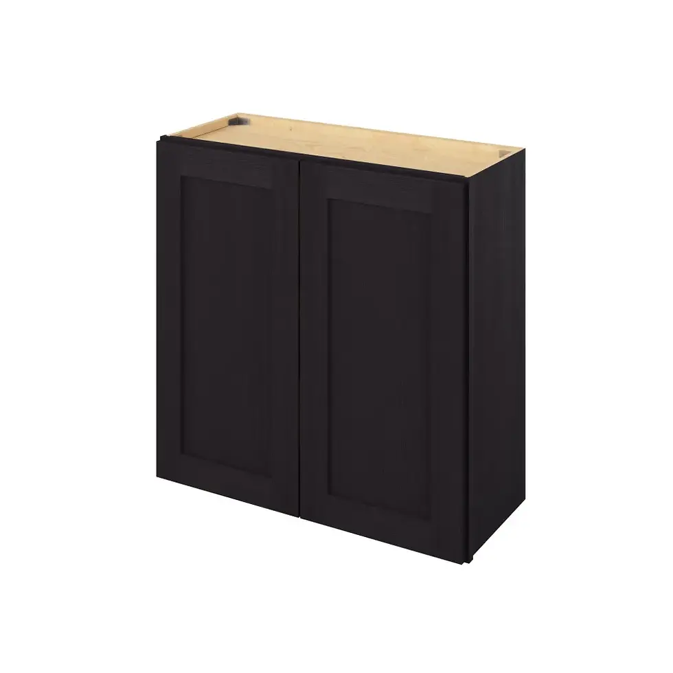 Thumbnail: 30-in W x 30-in H x 12-in D Wall Cabinet - Monterey - Espresso - Assembled / Quick Build shared image