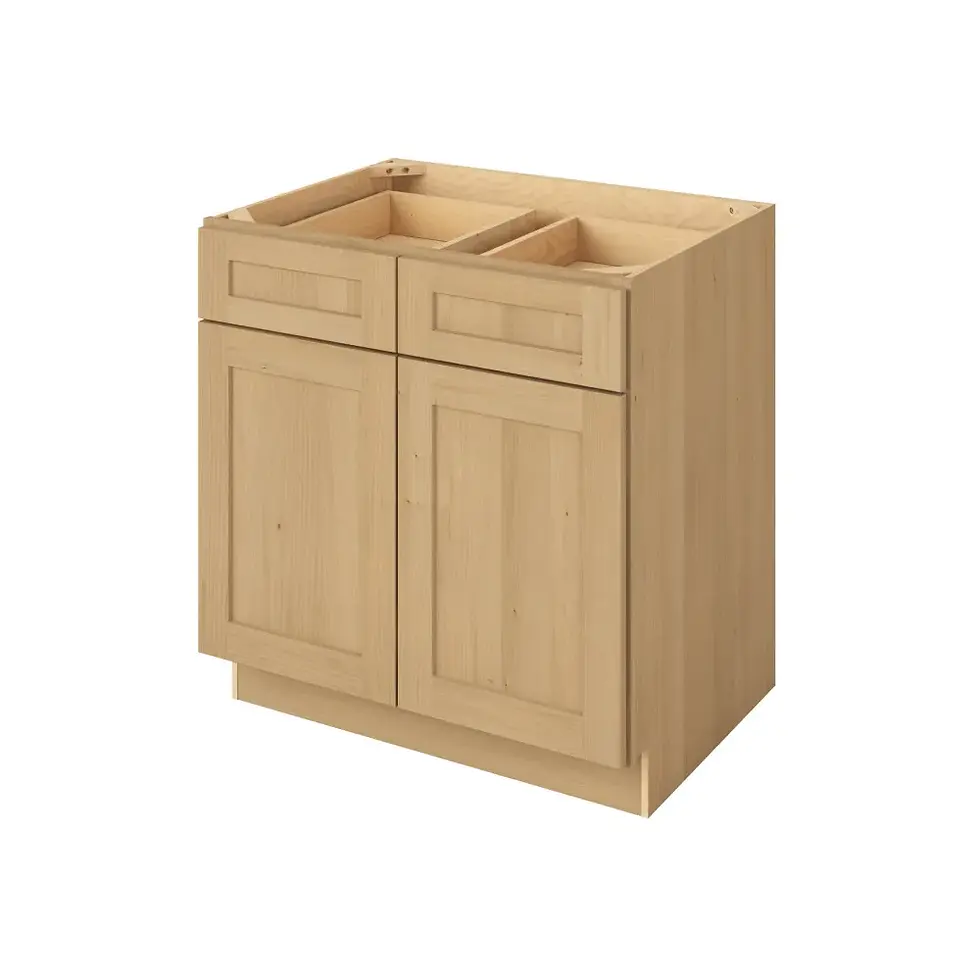 Thumbnail: 33-in W x 35-in H x 24-in D Drawer Door Base Cabinet - Monterey - Sandstone - Assembled