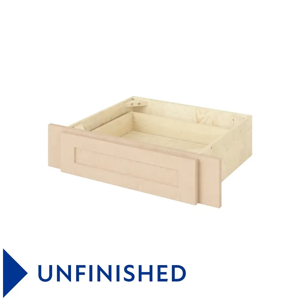 Thumbnail: 30-in W x 35-in H x 24-in D Knee Drawer Cabinet - Monterey - Unfinished - Quick Build
