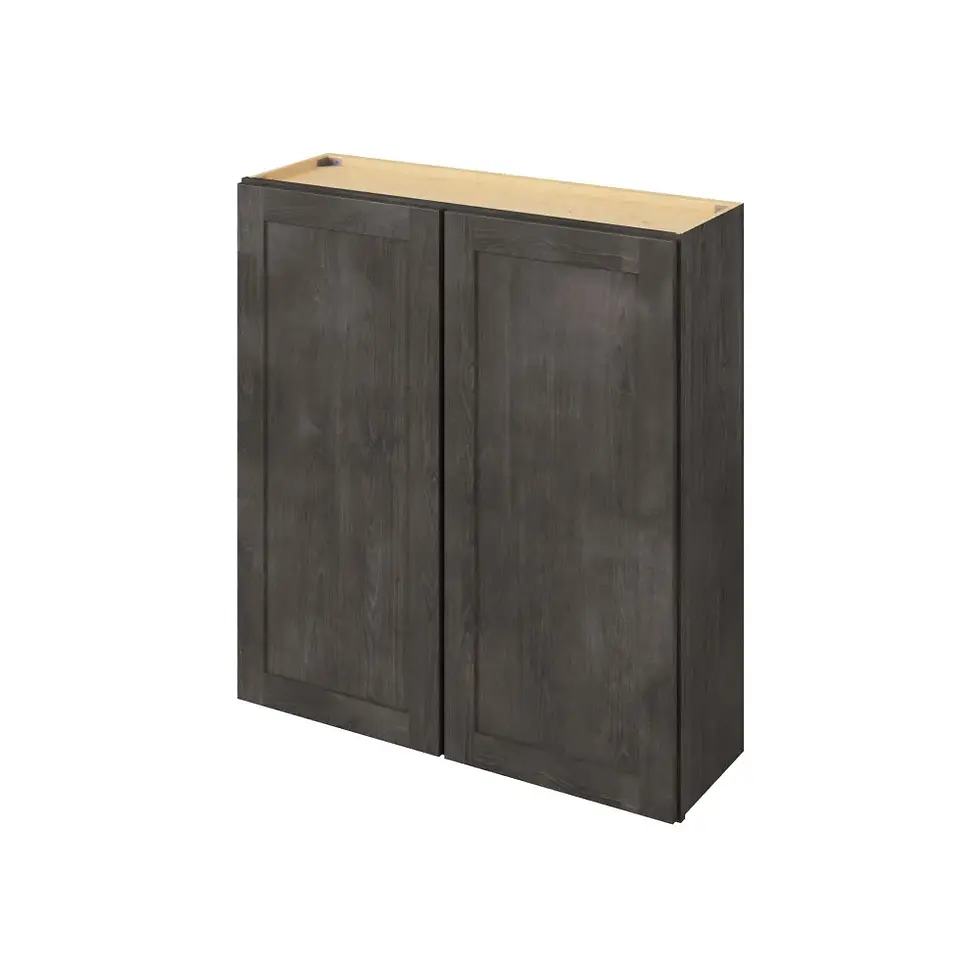 Thumbnail: 39-in W x 42-in H x 12-in D Wall Cabinet - Monterey - Slate - Assembled / Quick Build shared image