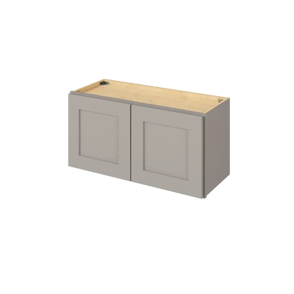 30-in W x 15-in H x 12-in D Wall Cabinet - Monterey - Pebble Grey - Assembled