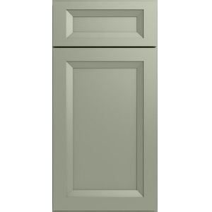 Thumbnail: 30W x 90H x 24D 4-Door 4-Rollout Utility Cabinet Kit - U3090244RS - Oxford - Sage finish