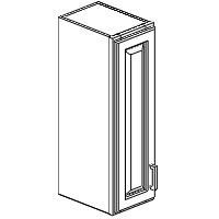 9-in W x 30-in H x 12-in D Single Door Wall - W930 - Casselberry - Left hinge