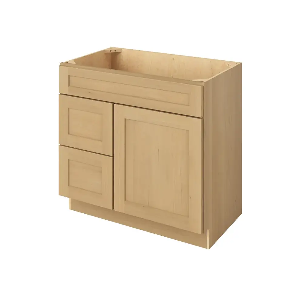 Thumbnail: 36-in W x 35-in H x 21-in D Vsdb_R Cabinet - Monterey - Sandstone - Assembled / Quick Build shared image