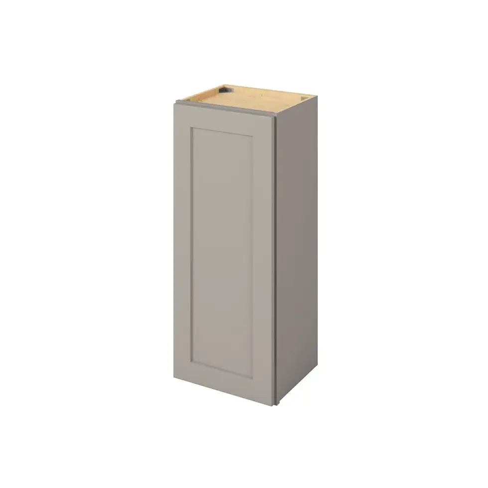 18-in W x 36-in H x 12-in D Wall Cabinet - Monterey - Pebble Grey - Assembled - Left