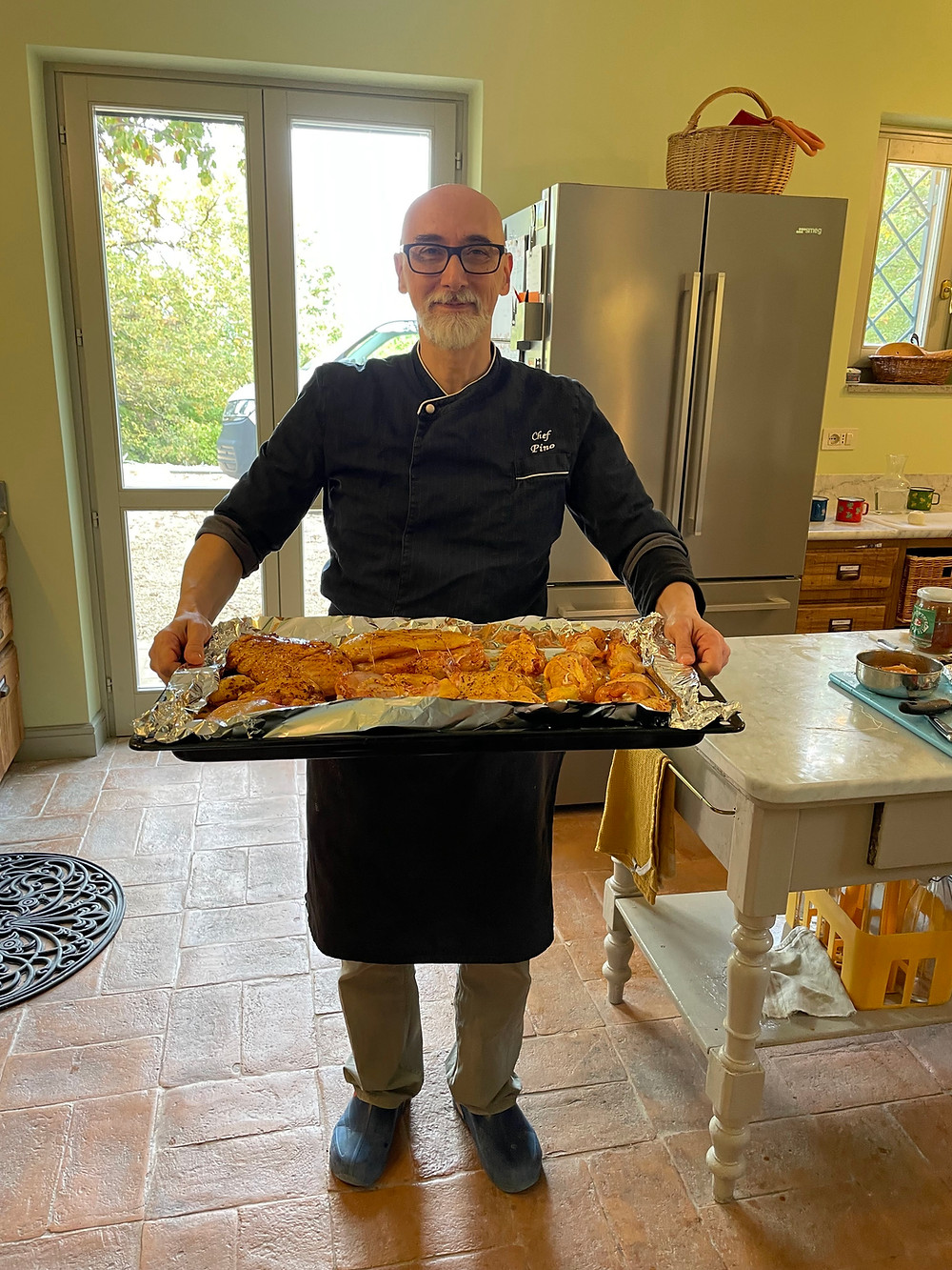 Italian cooking class in Rome.