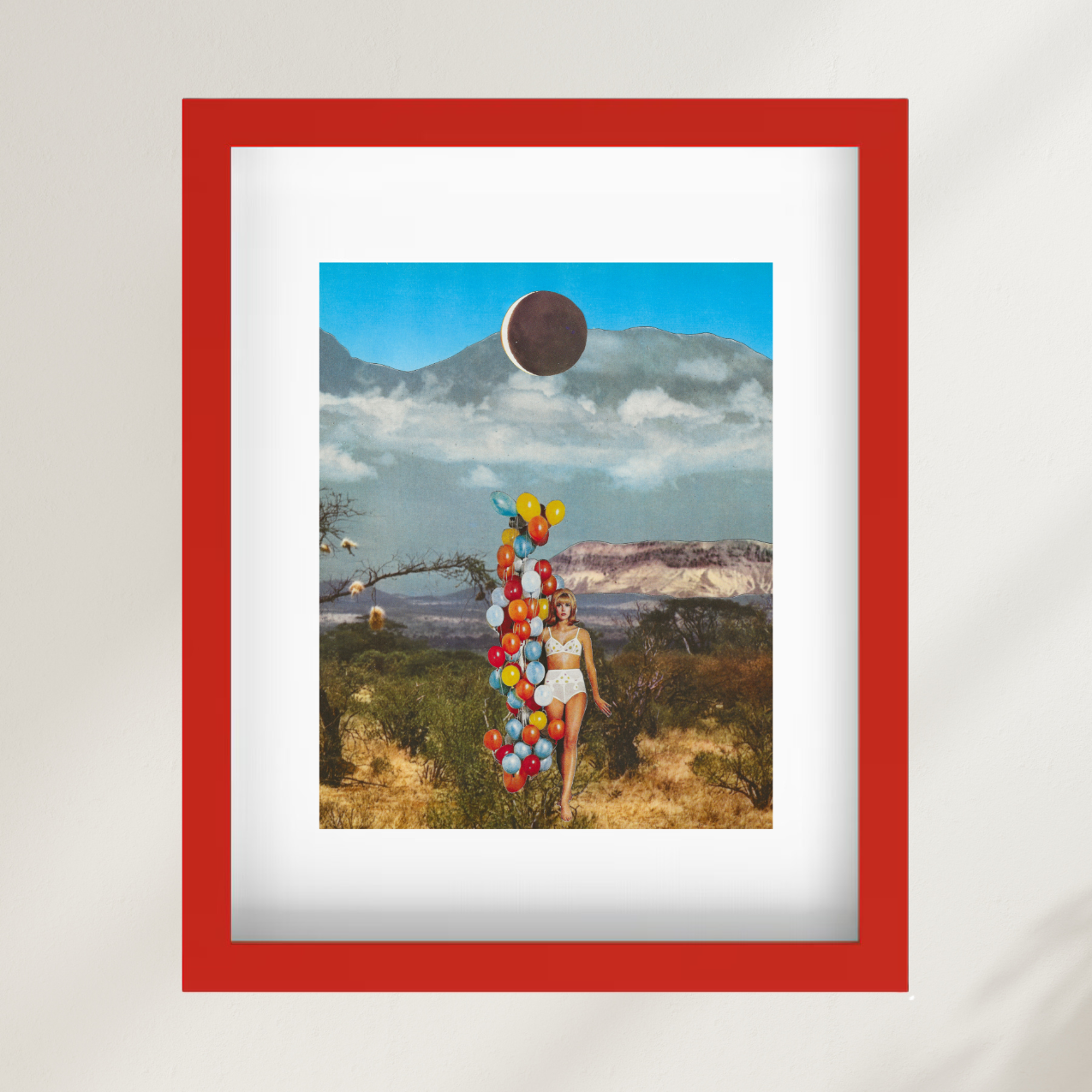 The Unbearable Lightness of Balloons Art Print