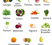 Fruits et légumes du mois de Novembre