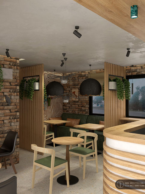 Розробка дизайну кафе