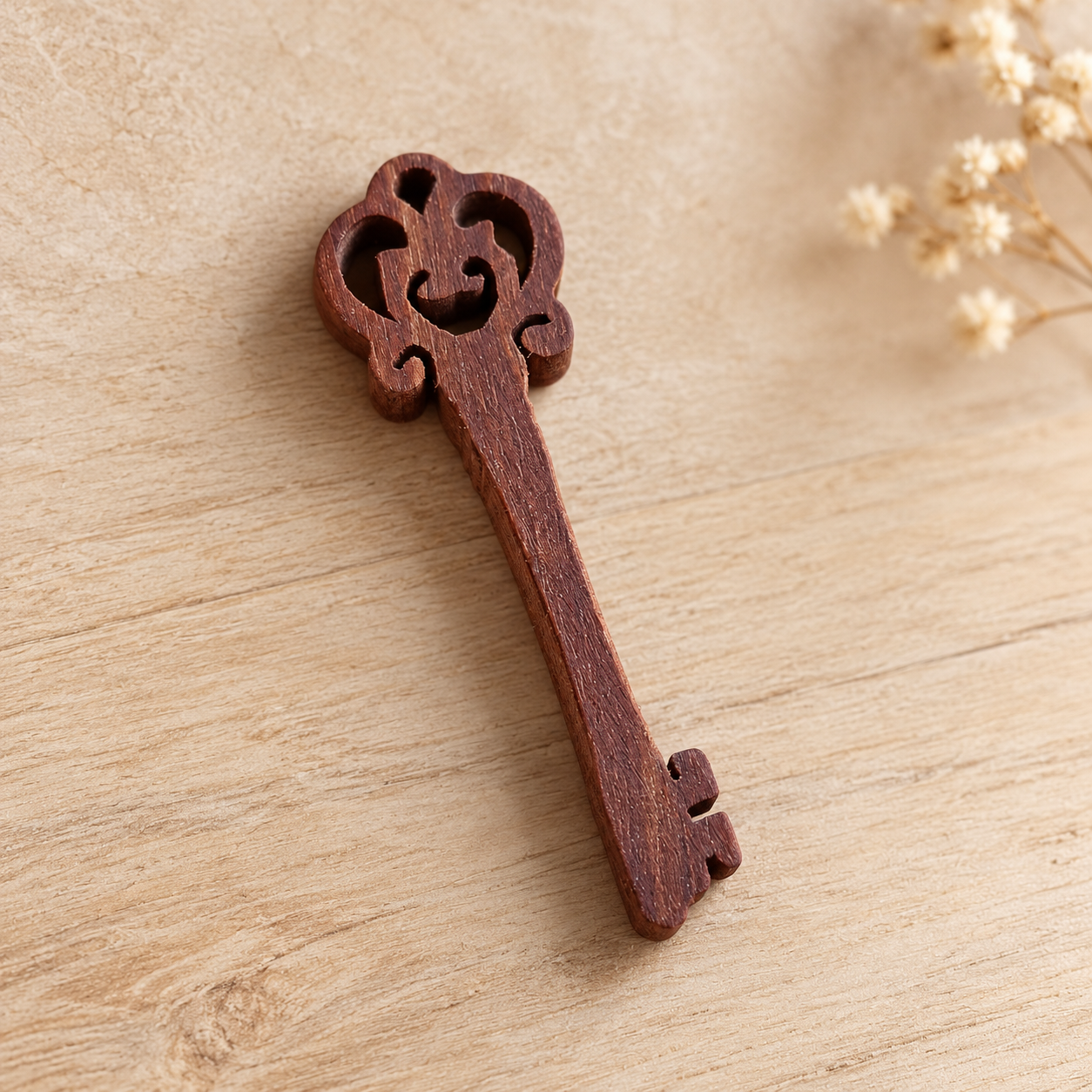 Clé en bois