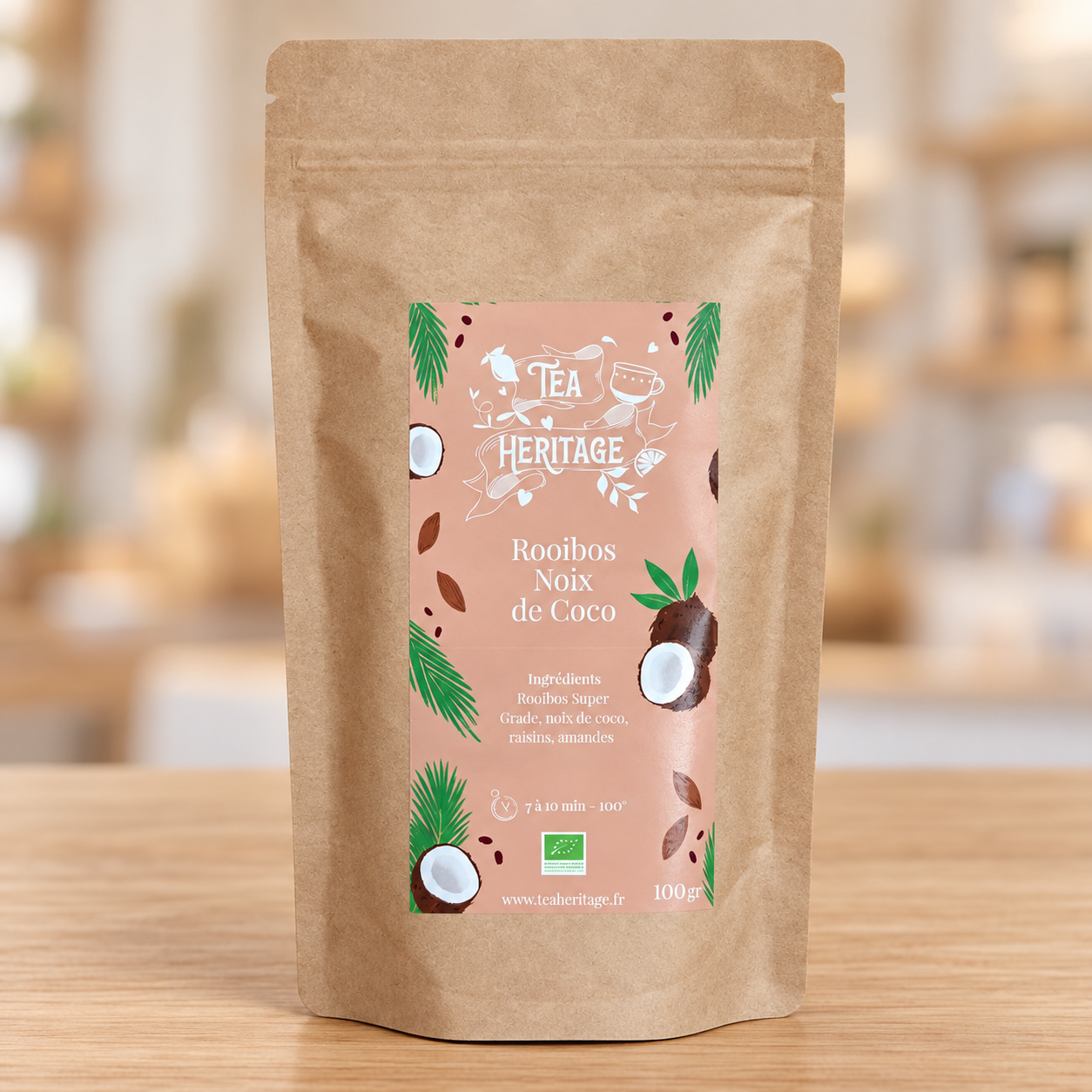 Rooibos Bio Noix de Coco Amande - 100g