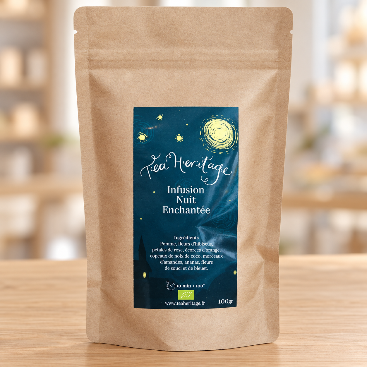Tisane bio Nuit Enchantée en vrac 100g