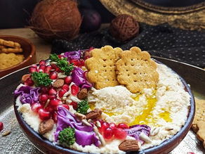 HUMUS OD PEČENOG KARFIOLA I BELOG LUKA