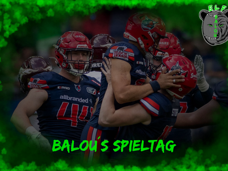 Balou´s Spieltag (Week 8)