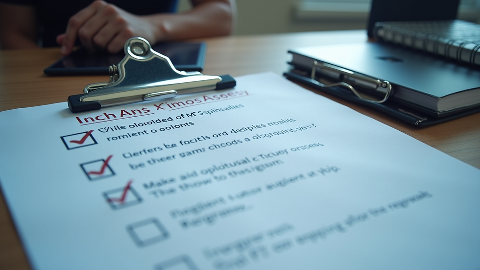 Close-up view of a cybersecurity incident response checklist on a clipboard