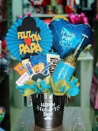Cubeta de regalos para el día del padre