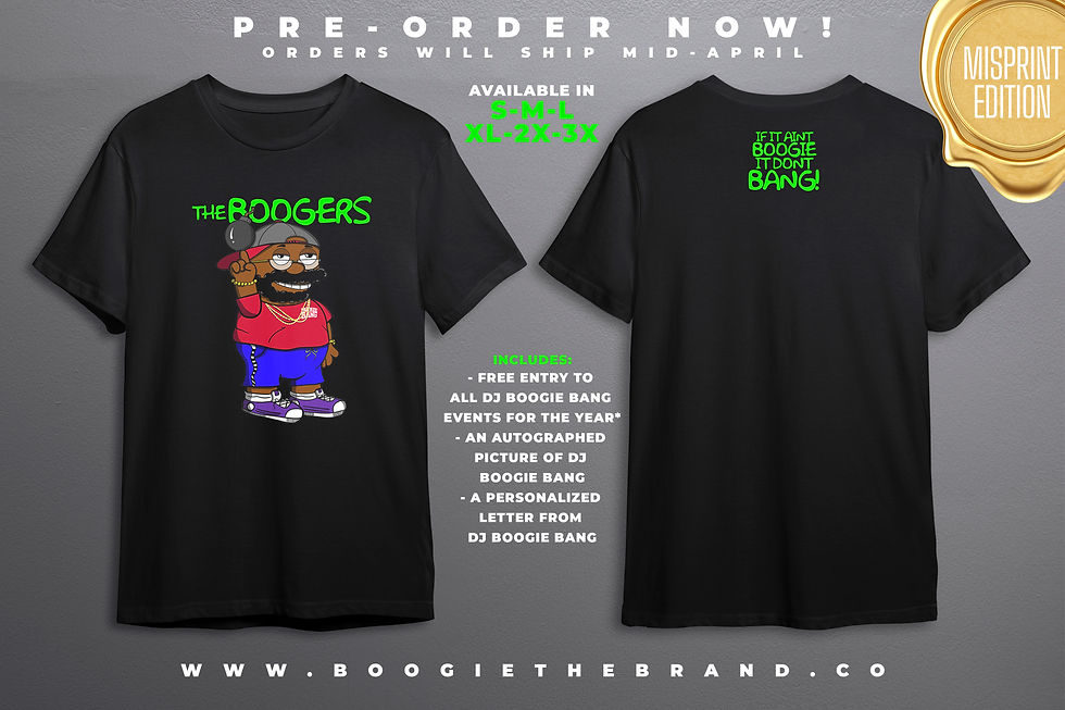 The Boogers Misprint Pre Order Tee