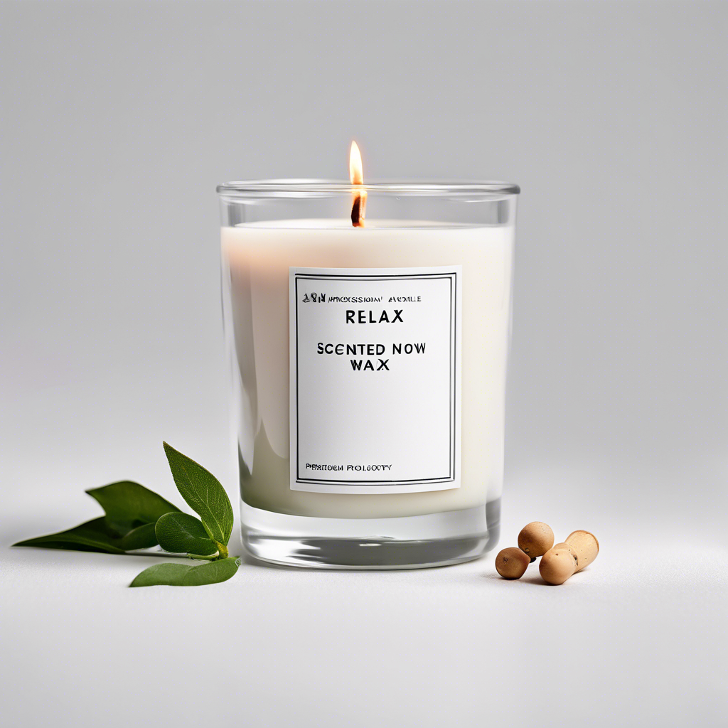 Scented Soy Wax Candle