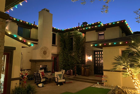 Chrsitmas Light Installation in Summerlin, Las Vegas by Happy Santa Holiday Lights