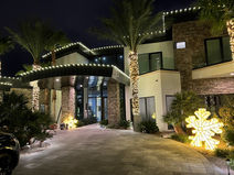 Warm White roofline and landscape