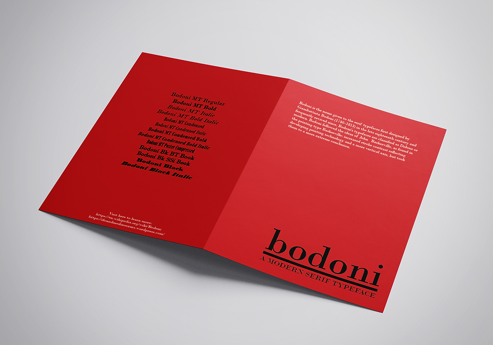 Bodoni Typeface