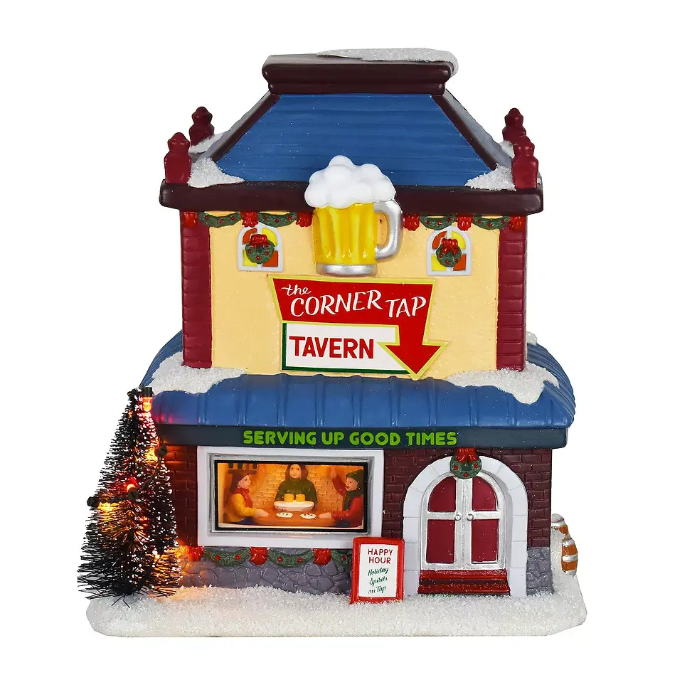 Thumbnail: St. Nicholas Square LED Corner Tavern village accessory