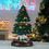 Thumbnail: Christmas Tree Village Animated with Moving Trains, Led lights, Music
