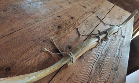 Magyarischer Kompositbogen gewöhnt sich an die Biegung