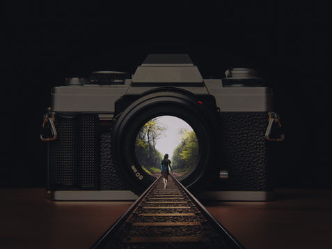 Photo Editing: Walking on the train tracks