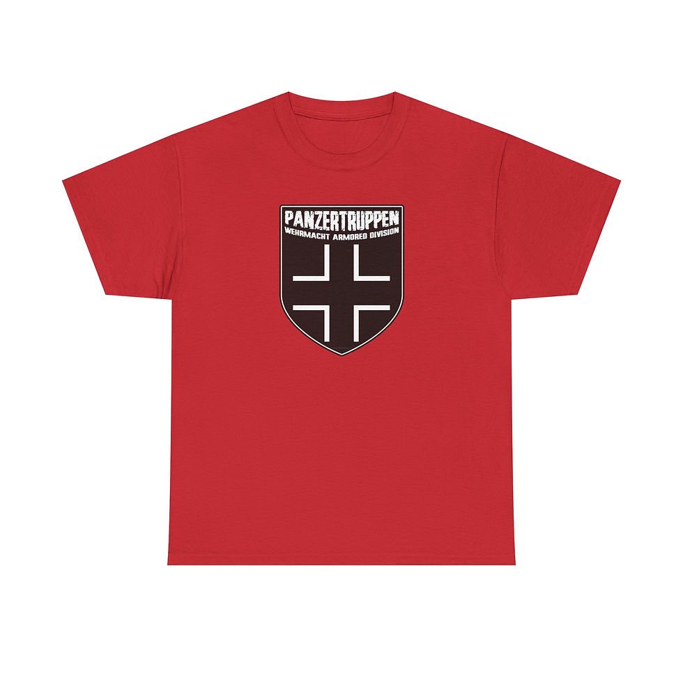 Thumbnail: Panzertruppen Armored Division T-Shirt WWII German