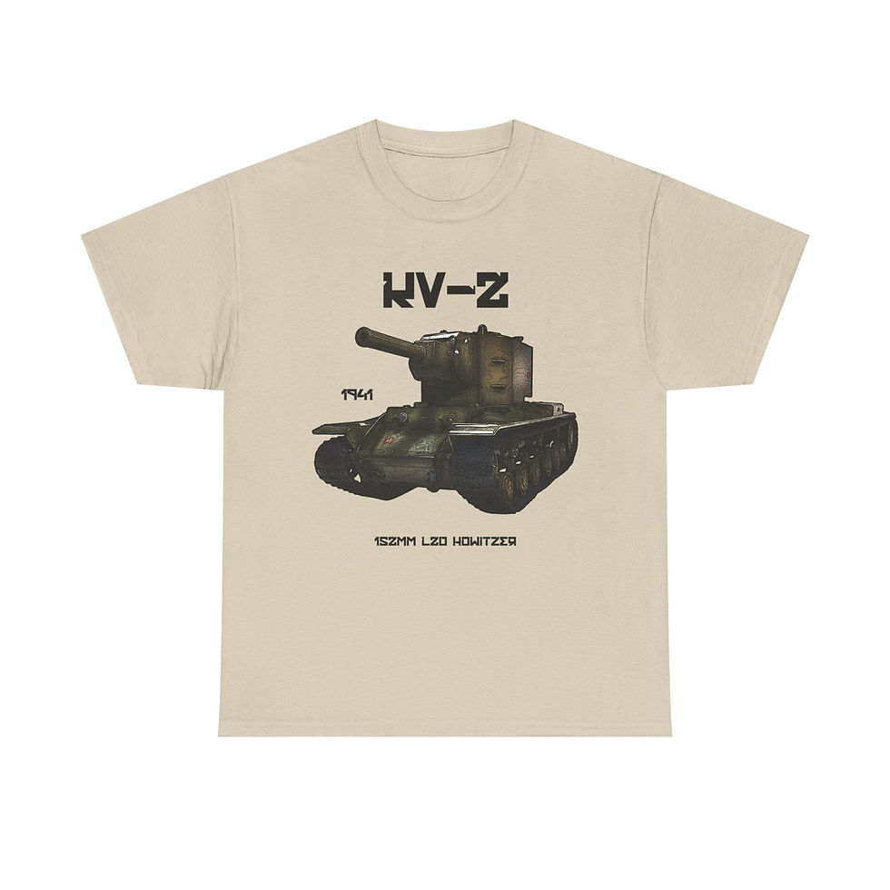 Thumbnail: KV-2 T-Shirt WWII Soviet Army Tank