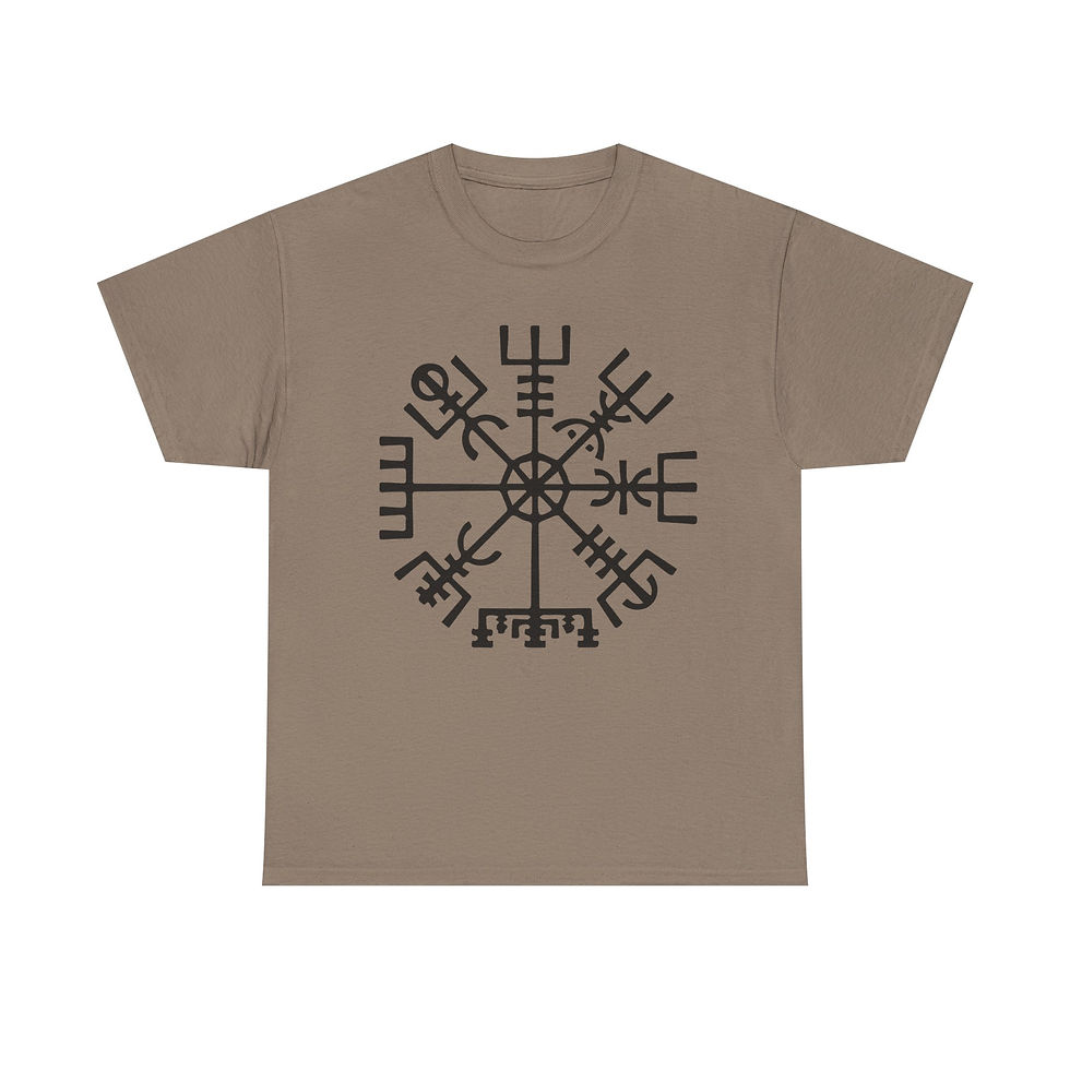 Thumbnail: Vegvisir Viking T-Shirt Nordic Icelandic Norse Celtic