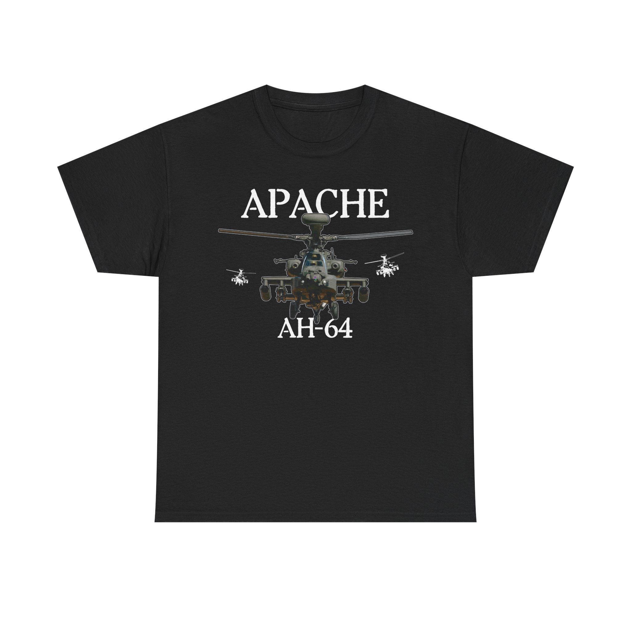 Apache AH64 Helicopter T-Shirt US Army