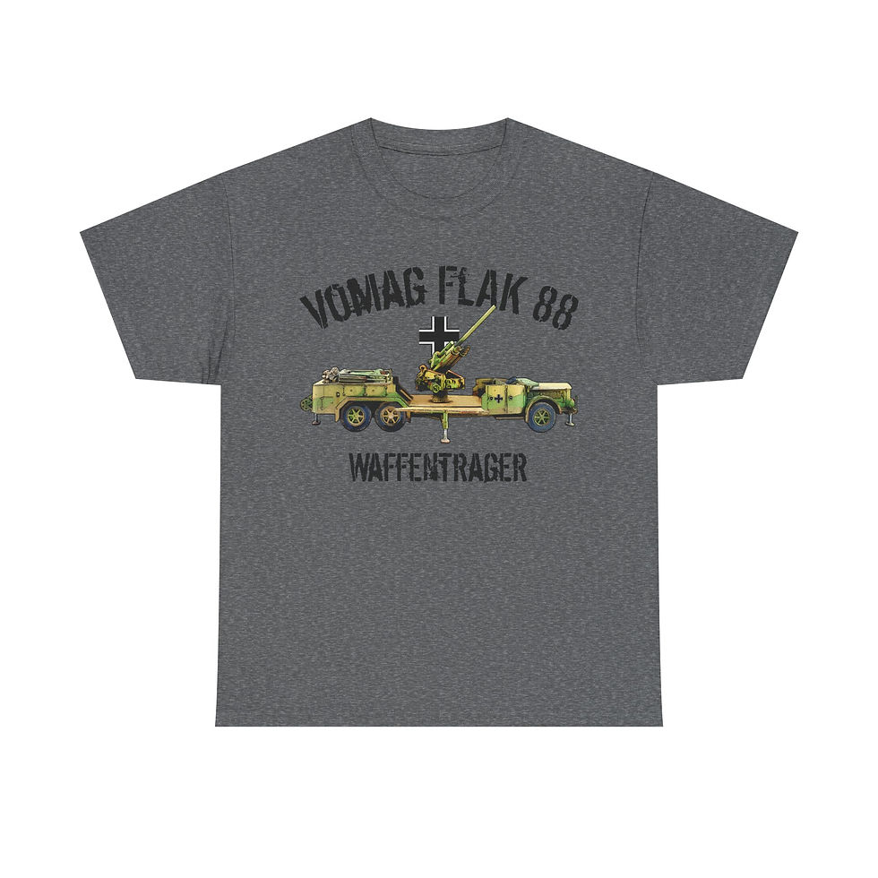 Thumbnail: Vomag Flak 88mm T-Shirt WWII German Waffentrager