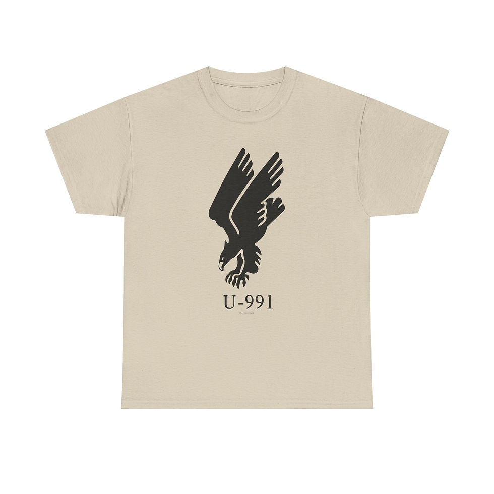 Thumbnail: U-991 Diving Eagle Insignia T-Shirt WWII German Kriegsmarine U-Boat
