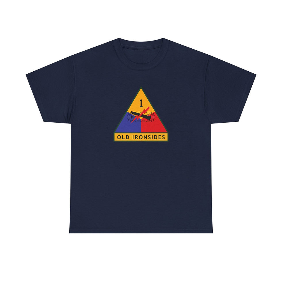Thumbnail: 1st Armored Division T-Shirt WWII US Army Old Ironsides