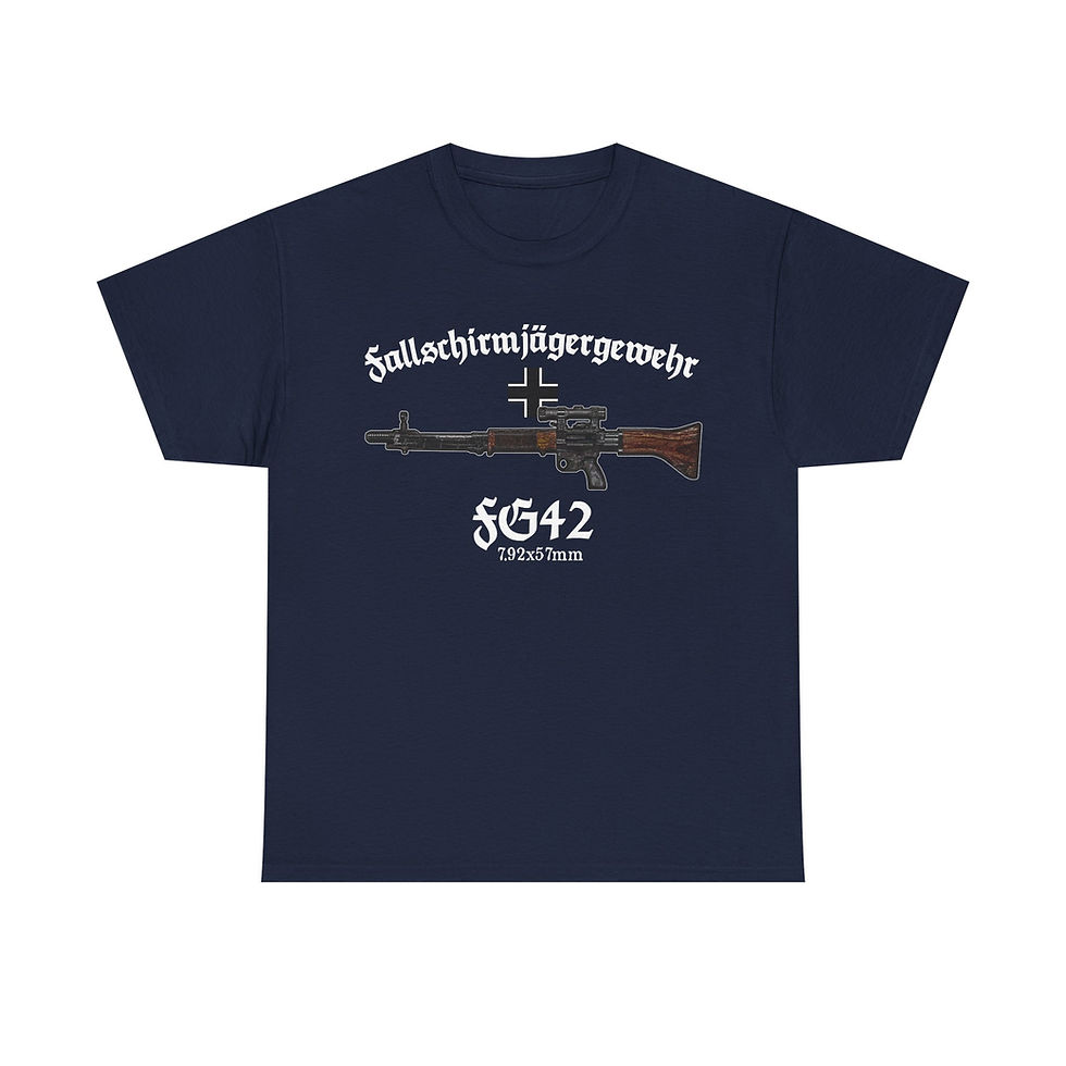 Thumbnail: FG42 T-Shirt WWII German Paratrooper Rifle