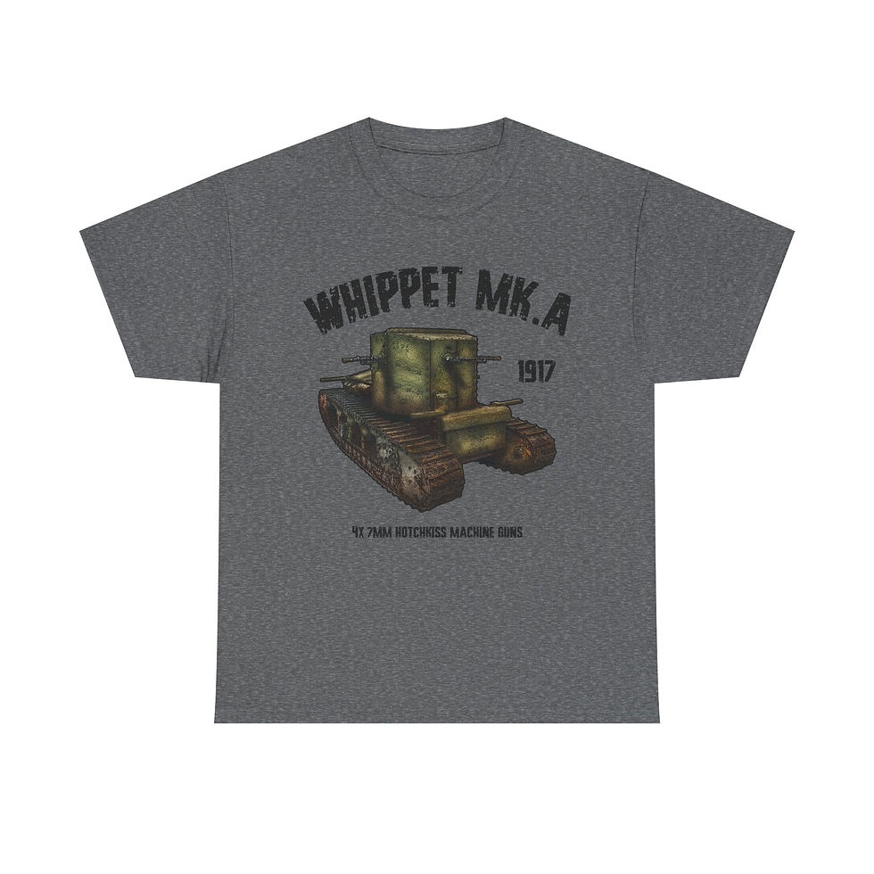 Thumbnail: Whippet Mk. A T-Shirt WWI British Army Tank