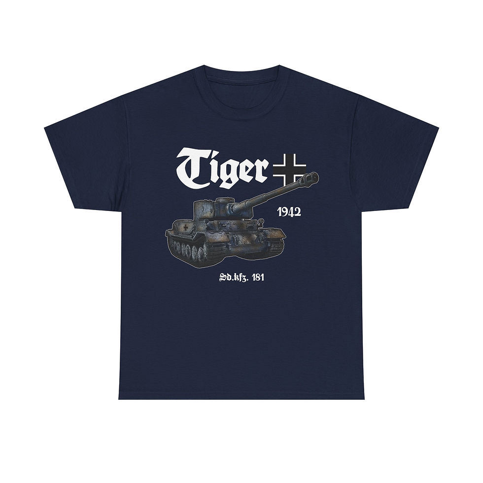 Thumbnail: Tiger P Panzer T-Shirt WWII German Tank