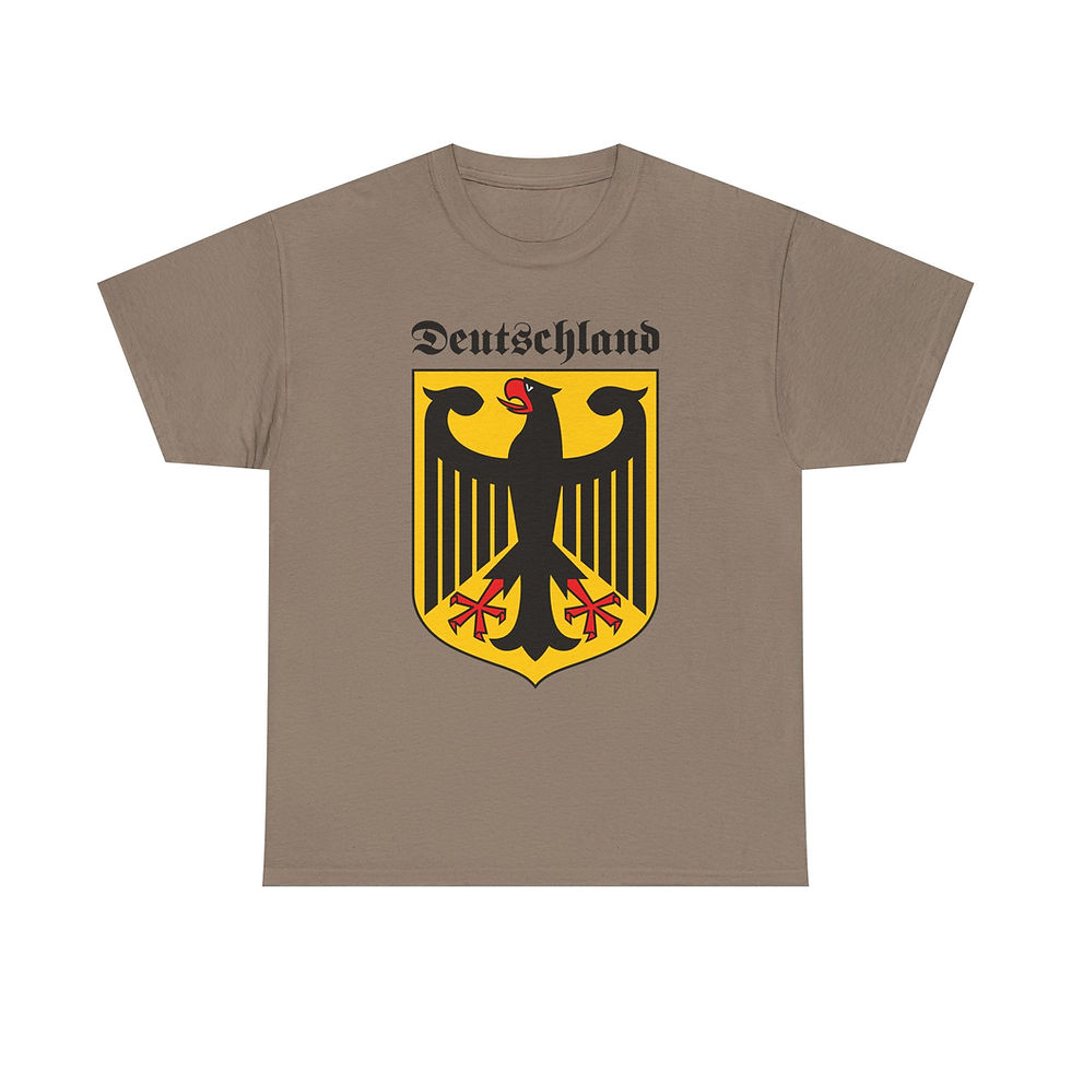 Thumbnail: German Coat of Arms Eagle T-Shirt WWII Patriotic