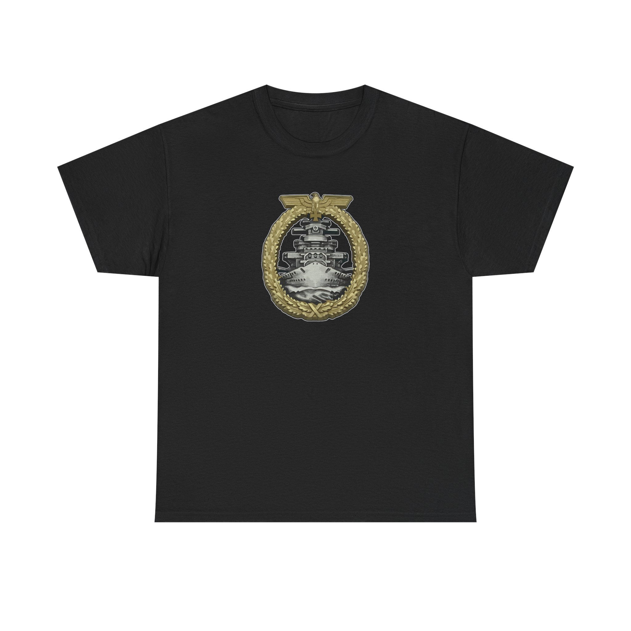Kriegsmarine Fleet Badge T-Shirt German Insignia