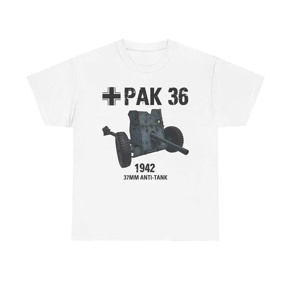 Thumbnail: Pak 36 T-Shirt WWII German Anti-Tank