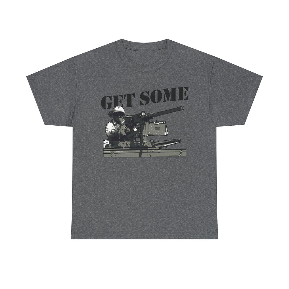Thumbnail: Get Some 50 cal T-Shirt US Army War Gift