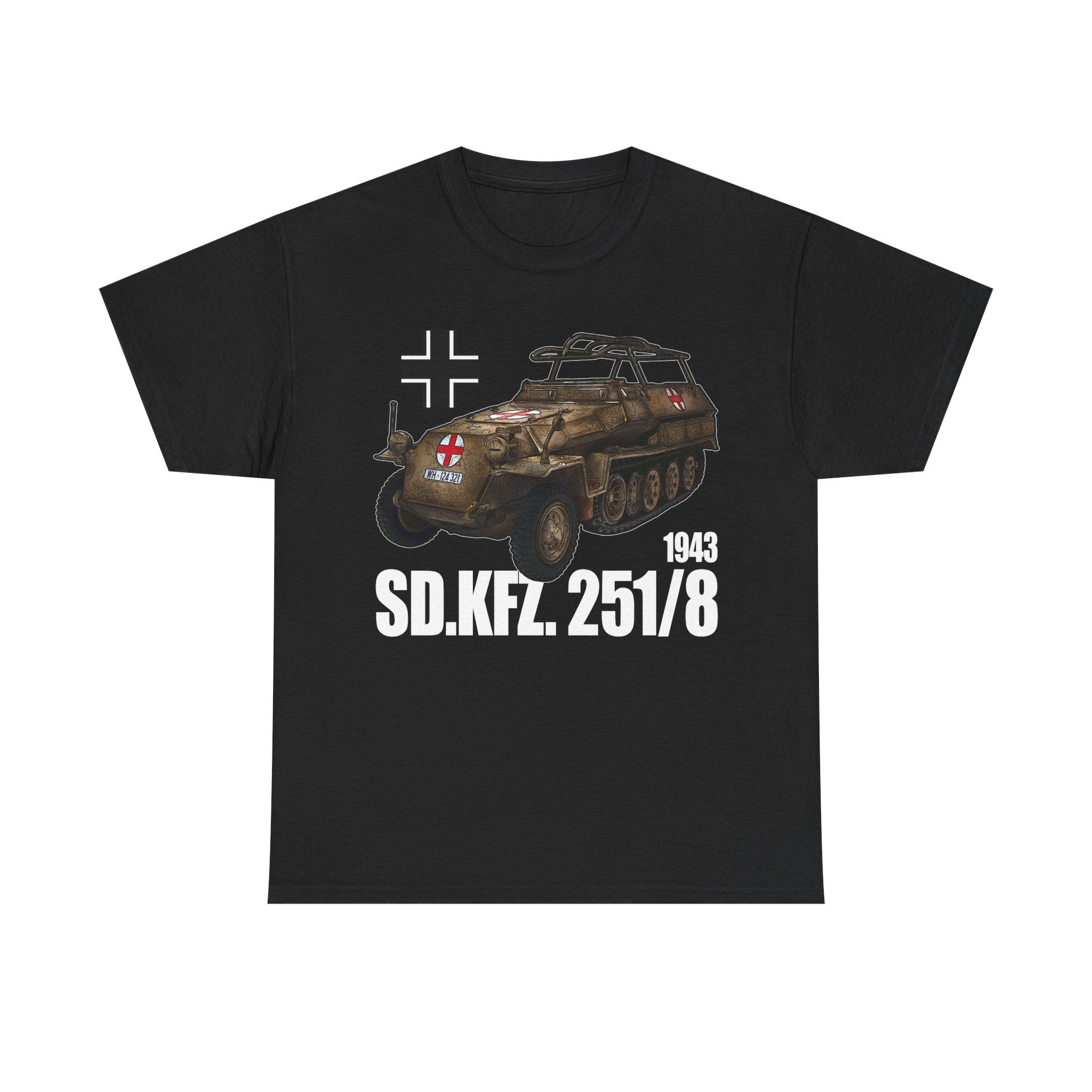Sd.kfz 251/8 T-Shirt WWII German Armored Car Ambulance
